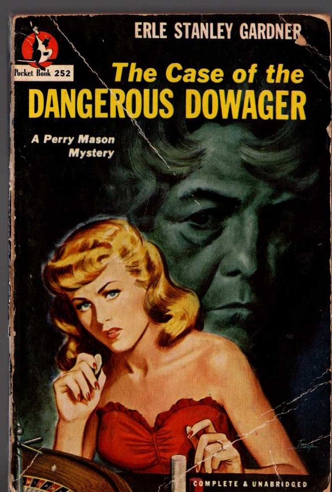 Erle Stanley Gardner  THE CASE OF THE DANGEROUS DOWAGER front book cover image
