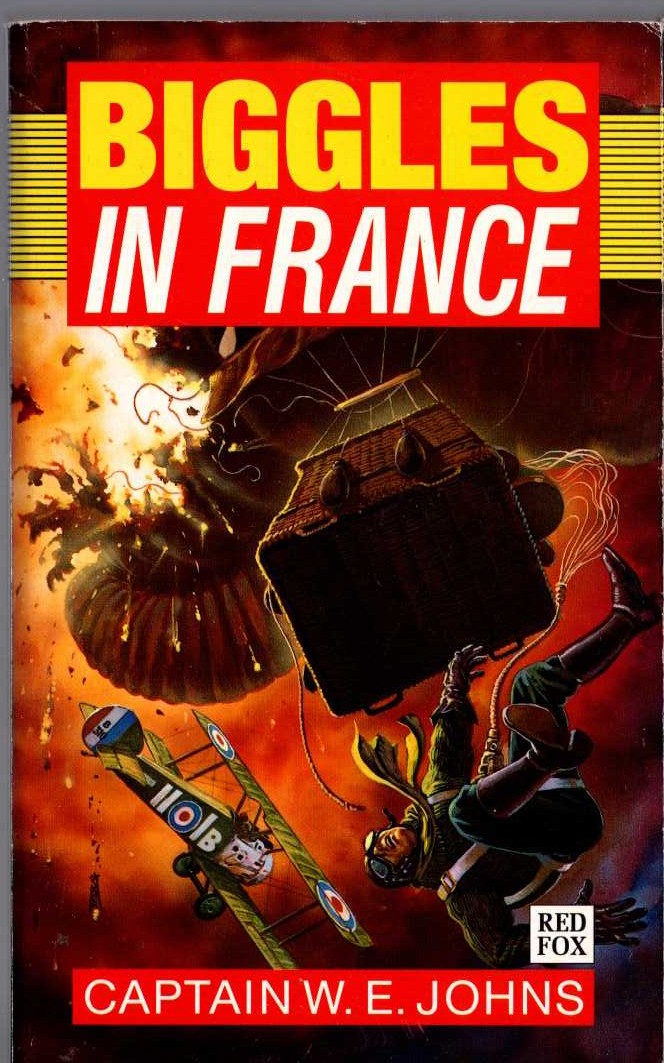 Captain W.E. Johns  BIGGLES IN FRANCE front book cover image