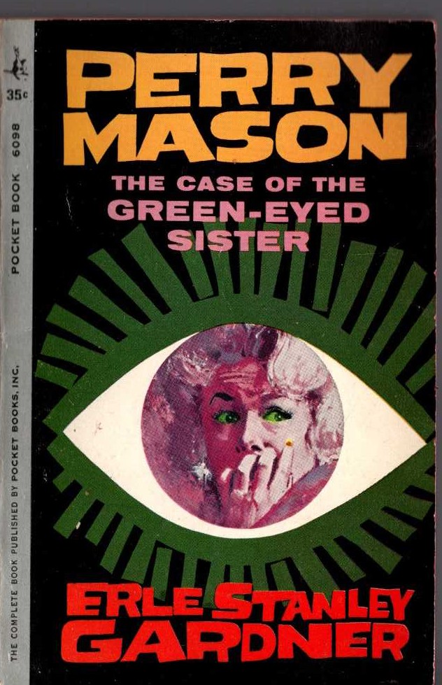 Erle Stanley Gardner  THE CASE OF THE GREEN-EYED SISTER front book cover image
