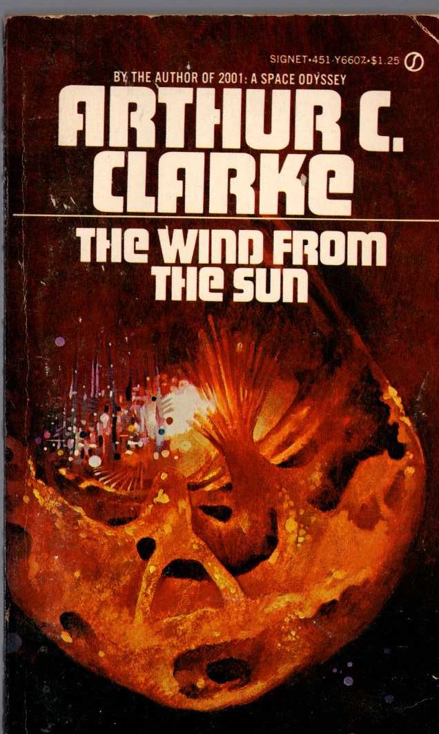 Arthur C. Clarke  THE WIND FROM THE SUN front book cover image