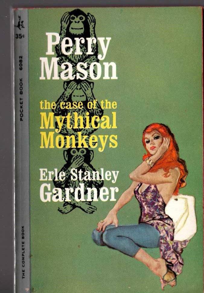 Erle Stanley Gardner  THE CASE OF THE MYTHICAL MONKEYS front book cover image