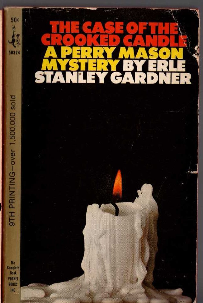 Erle Stanley Gardner  THE CASE OF THE CROOKED CANDLE front book cover image