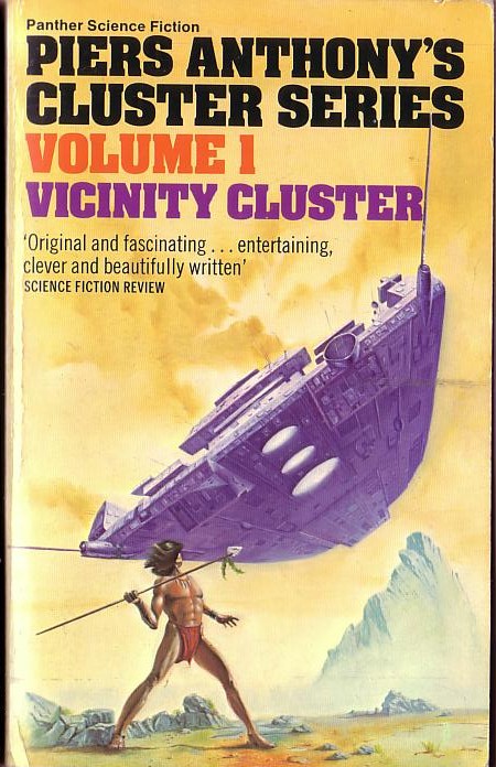 Piers Anthony  VICINITY CLUSTER front book cover image