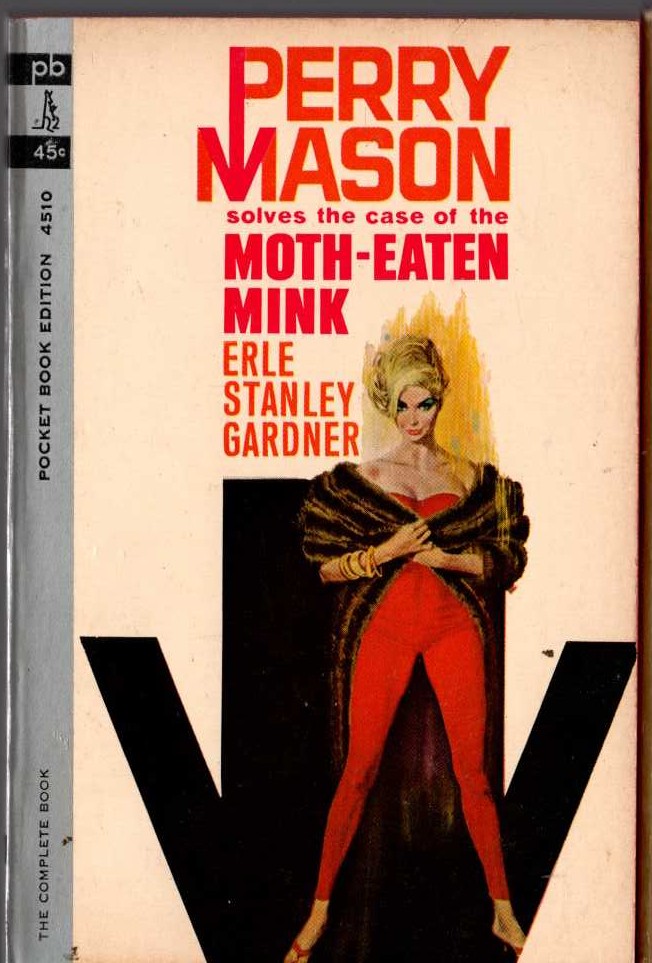 Erle Stanley Gardner  THE CASE OF THE MOTH-EATEN MINK front book cover image