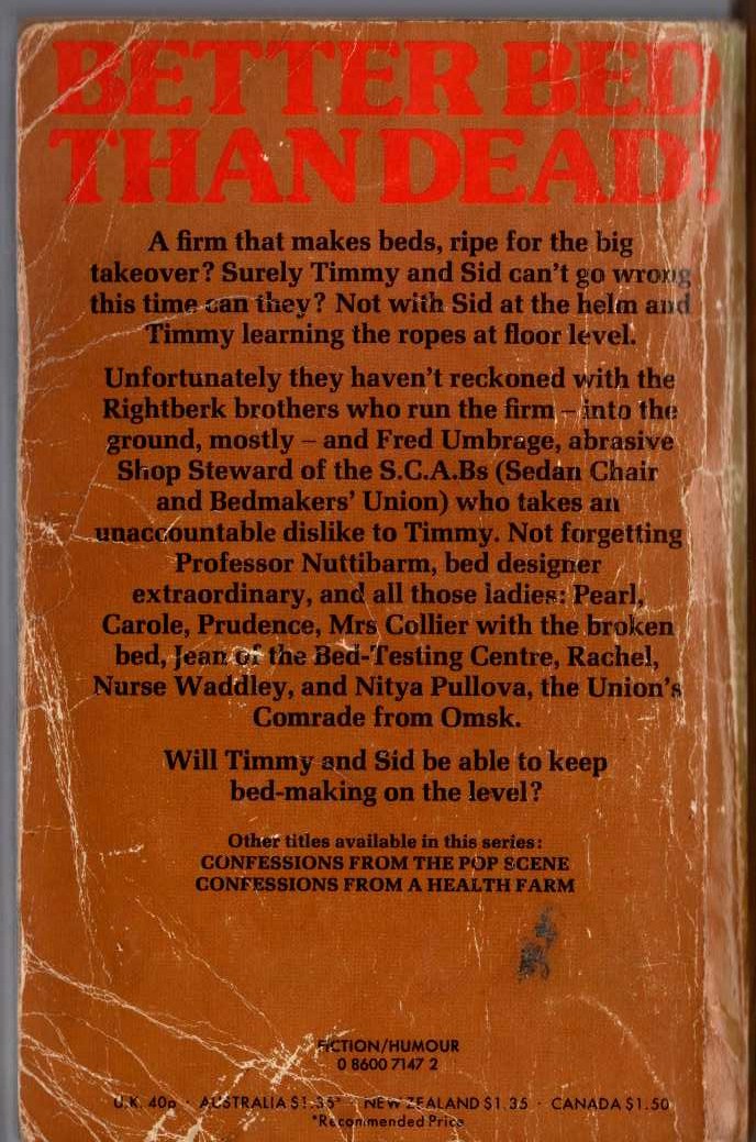 Timothy Lea  CONFESSIONS FROM THE SHOP FLOOR magnified rear book cover image