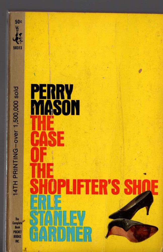 Erle Stanley Gardner  THE CASE OF THE SHOPLIFTER'S SHOE front book cover image