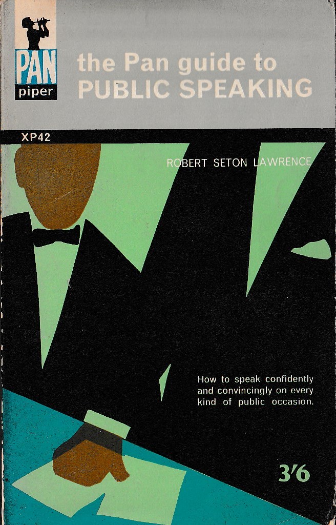 PUBLIC SPEAKING, The Pan guide to by Robert Seton Lawrence front book cover image