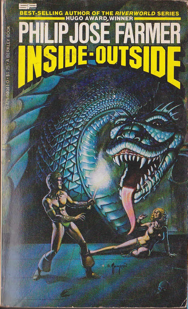 Philip Jose Farmer  INSIDE-OUTSIDE front book cover image