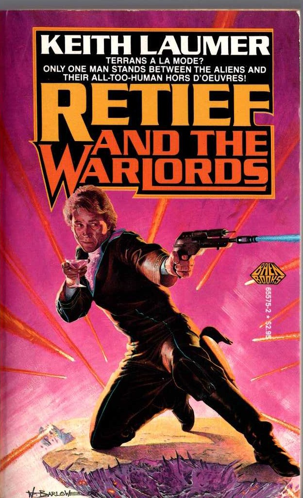 Keith Laumer  RETIEF AND THE WARLORDS front book cover image