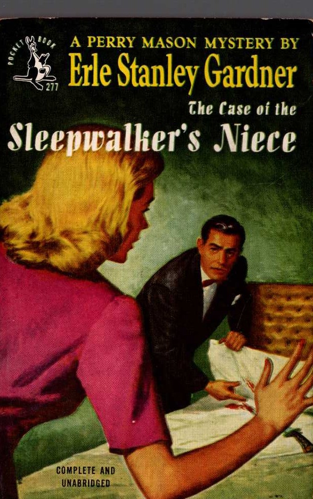 Erle Stanley Gardner  THE CASE OF THE SLEEPWALKER'S NIECE front book cover image