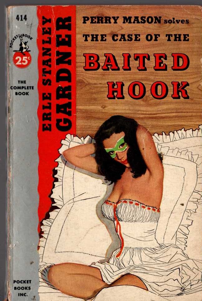Erle Stanley Gardner  THE CASE OF THE BAITED HOOK front book cover image
