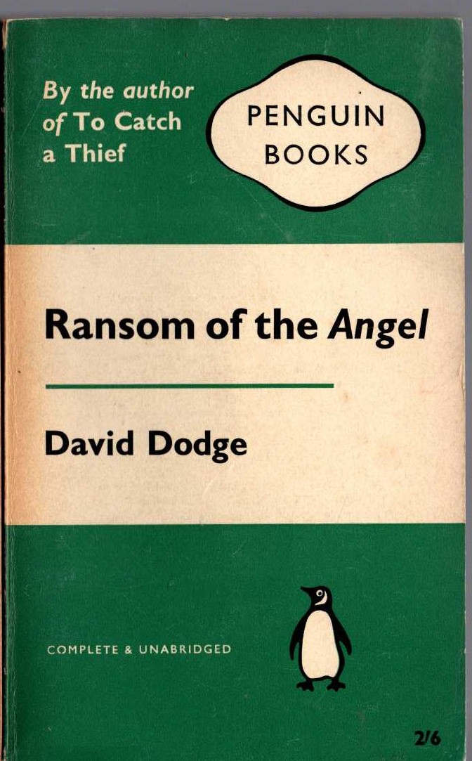 David Dodge  RANSOM OF THE ANGEL front book cover image