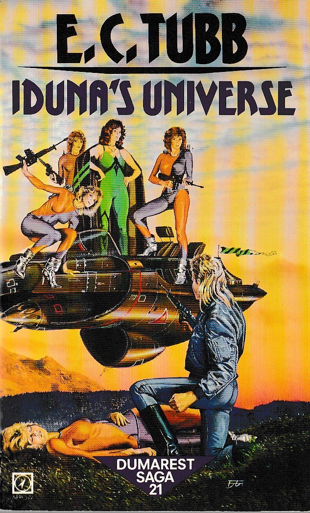E.C. Tubb  IDUNA'S UNIVERSE front book cover image