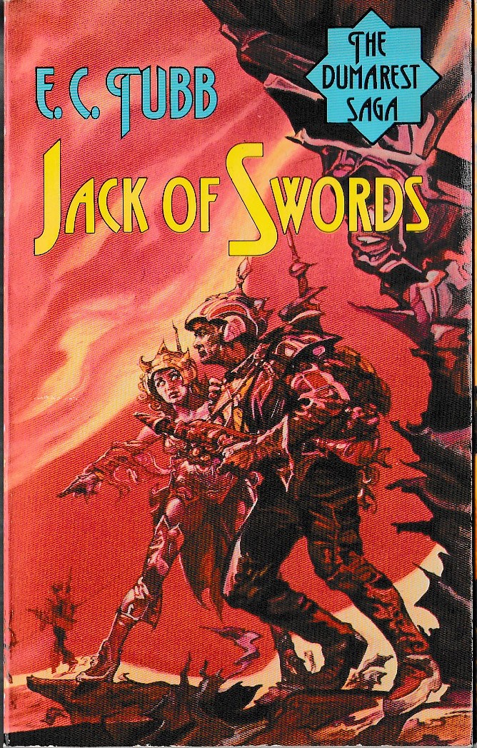E.C. Tubb  JACK OF SWORDS front book cover image