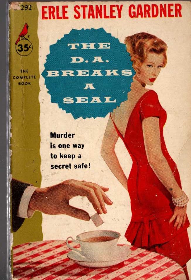 Erle Stanley Gardner  THE D.A. BREAKS A SEAL front book cover image