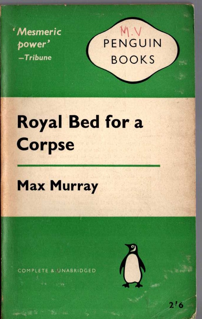 Max Murray  ROYAL BED FOR A CORPSE front book cover image