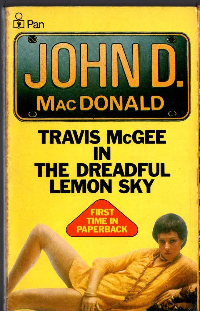 John D. MacDonald  THE DREADFUL LEMON SKY front book cover image