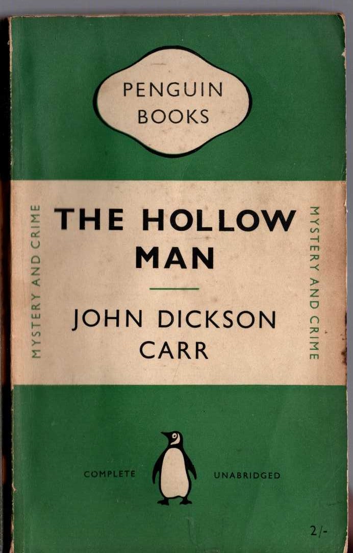 John Dickson Carr  THE HOLLOW MAN front book cover image