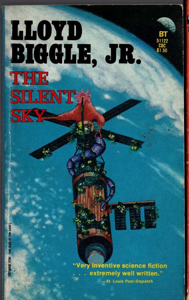 Lloyd Biggle  THE SILENT SKY (original title: THE RULE OF THE DOOR) front book cover image