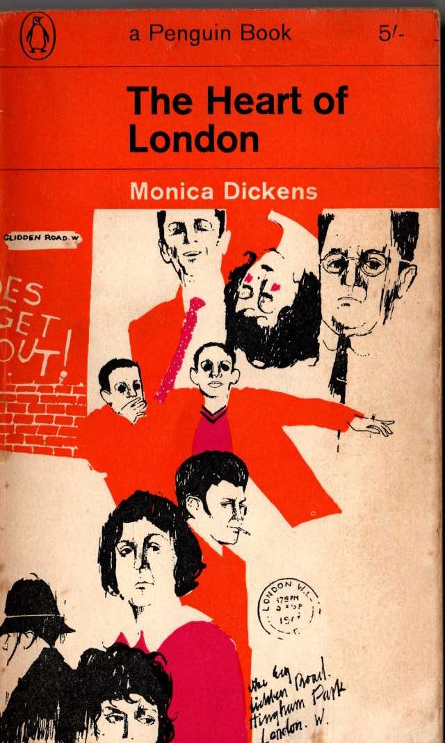 Monica Dickens  THE HEART OF LONDON front book cover image