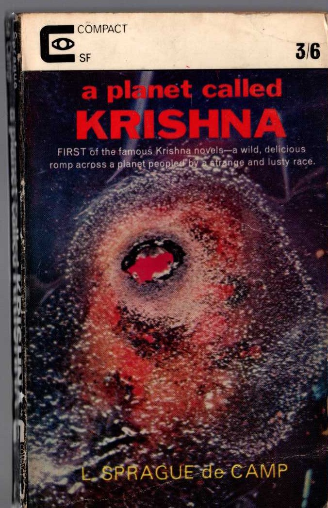 L.Sprague de Camp  A PLANET CALLED KRISHNA front book cover image