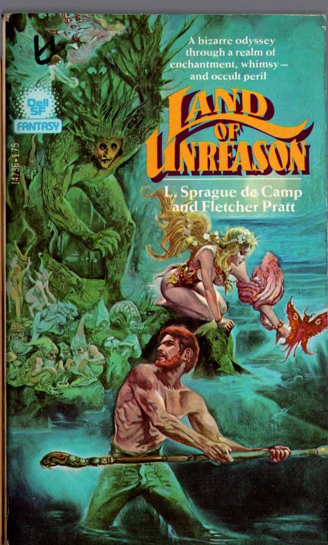 (L.Sprague de Camp & Fletcher Pratt) LAND OF UNREASON front book cover image