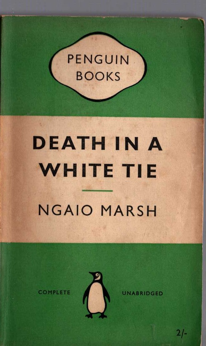 Ngaio Marsh  DEATH IN A WHITE TIE front book cover image