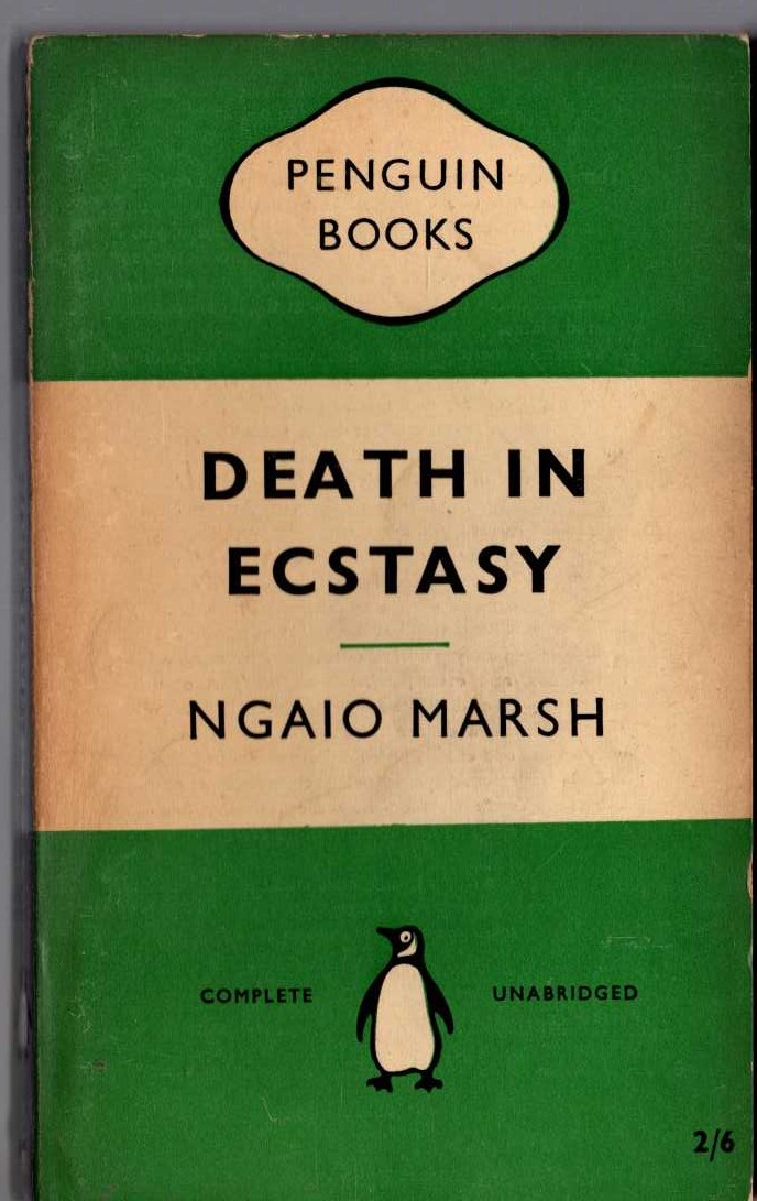 Ngaio Marsh  DEATH IN ECSTASY front book cover image
