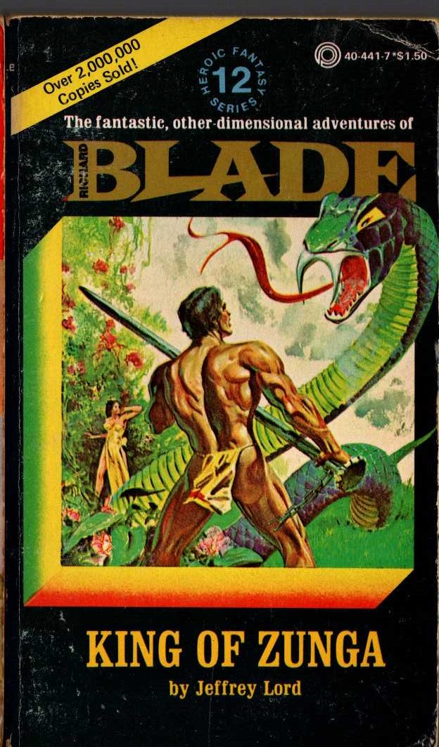 Jeffrey Lord  BLADE 12: KING OF ZUNGA front book cover image