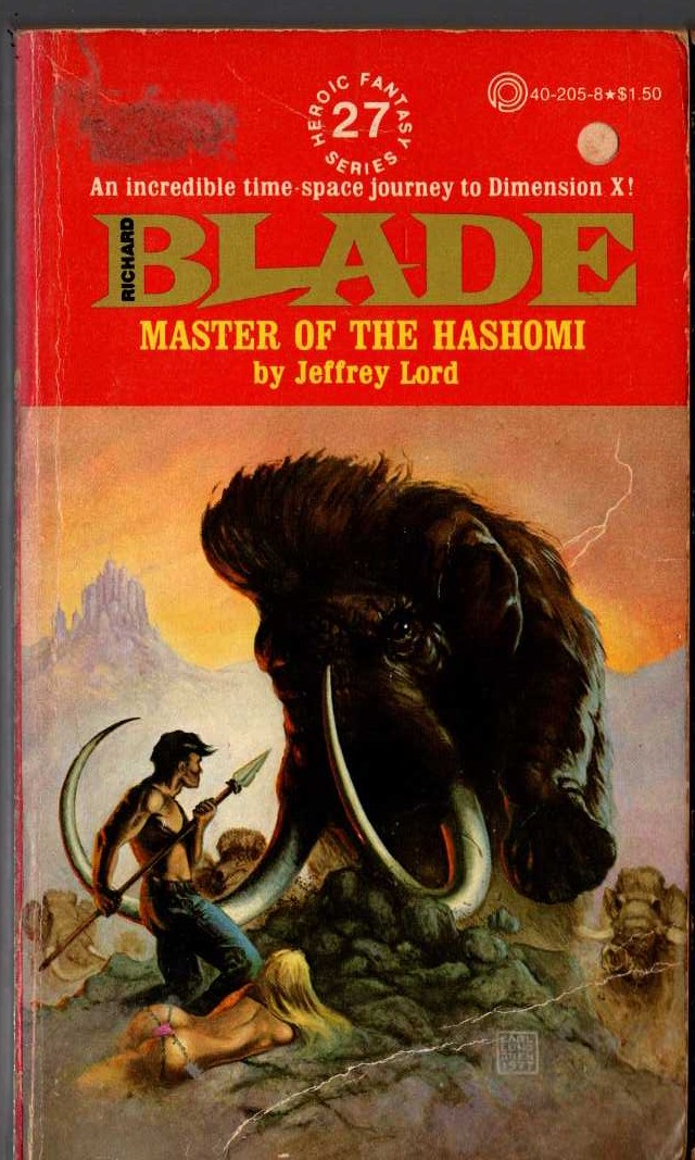 Jeffrey Lord  BLADE 27: MASTER OF THE HASHOMI front book cover image