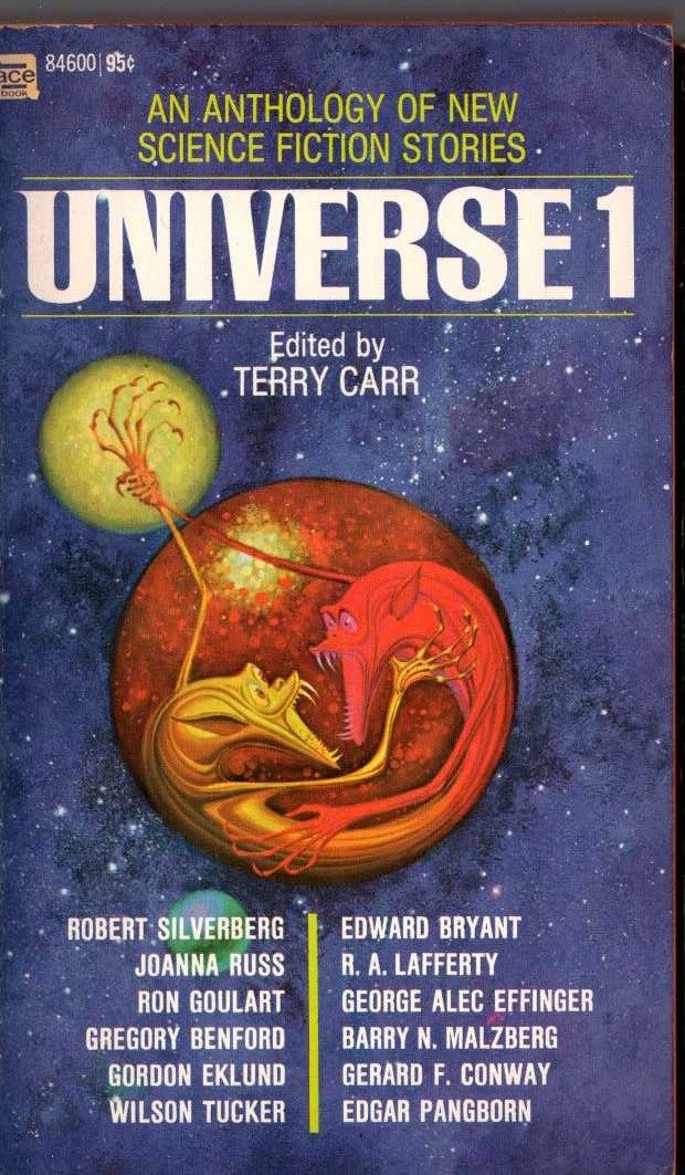Terry Carr (edits) UNIVERSE 1 front book cover image