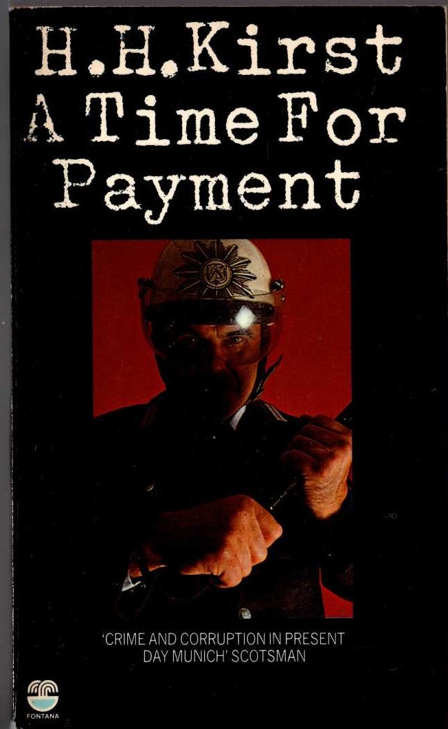 H.H. Kirst  A TIME FOR PAYMENT front book cover image