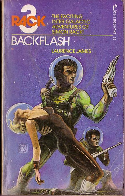 Laurence James  BACKFLASH front book cover image