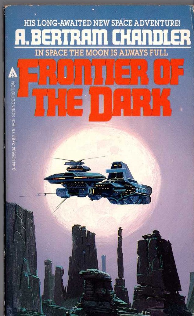 A.Bertram Chandler  FRONTIER OF THE DARK front book cover image
