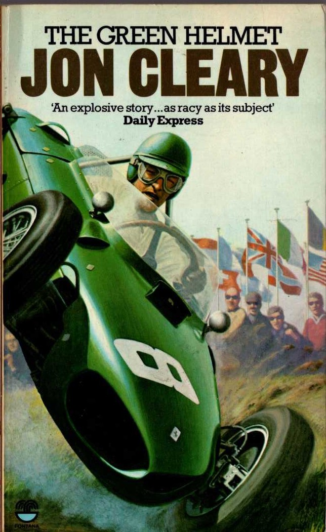 Jon Cleary  THE GREEN HELMET front book cover image