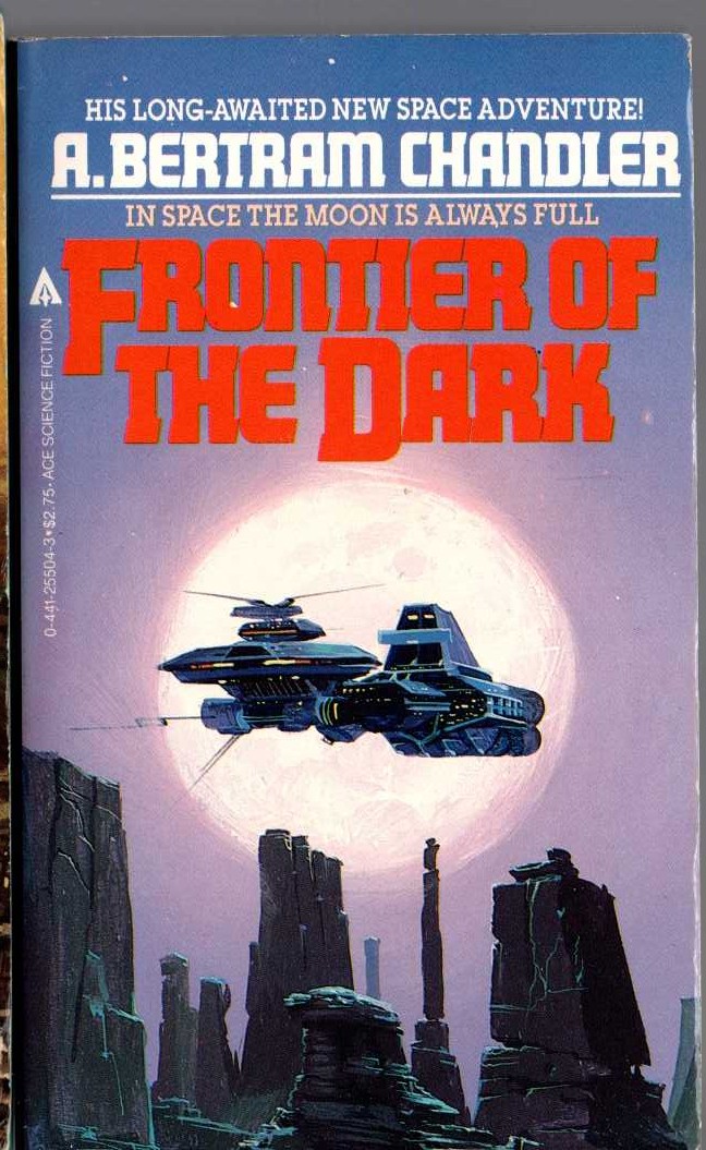 A.Bertram Chandler  FRONTIER OF THE DARK front book cover image