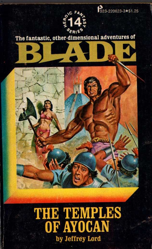 Jeffrey Lord  BLADE 14: THE TEMPLES OF AYOCAN front book cover image
