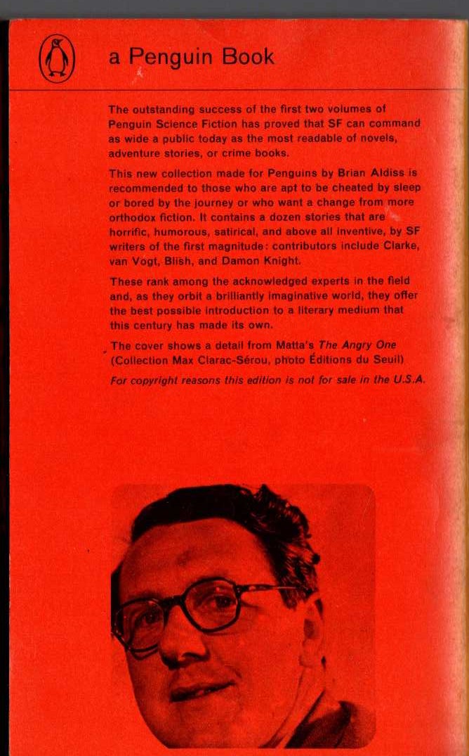 Brian Aldiss (Edits) YET MORE PENGUIN SCIENCE FICTION magnified rear book cover image