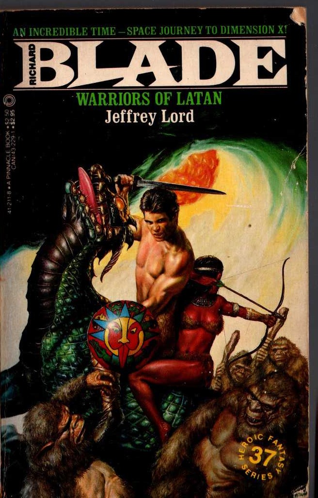 Jeffrey Lord  BLADE 37: WARRIORS OF LATAN front book cover image