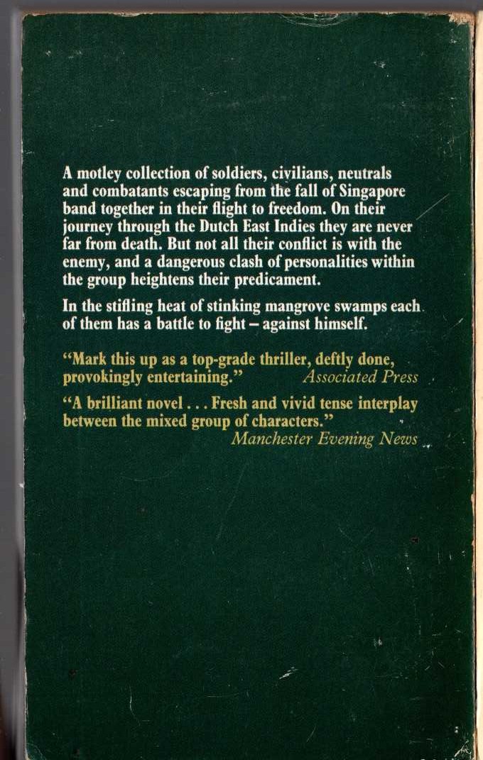 Jon Cleary  THE LONG PURSUIT magnified rear book cover image