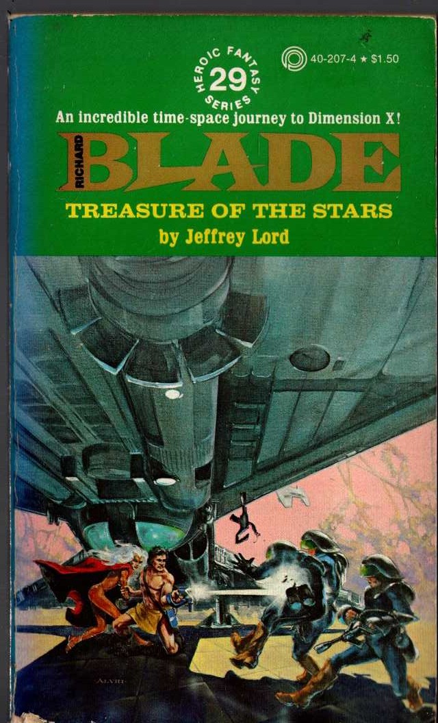 Jeffrey Lord  BLADE 29: TREASURE OF THE STARS front book cover image