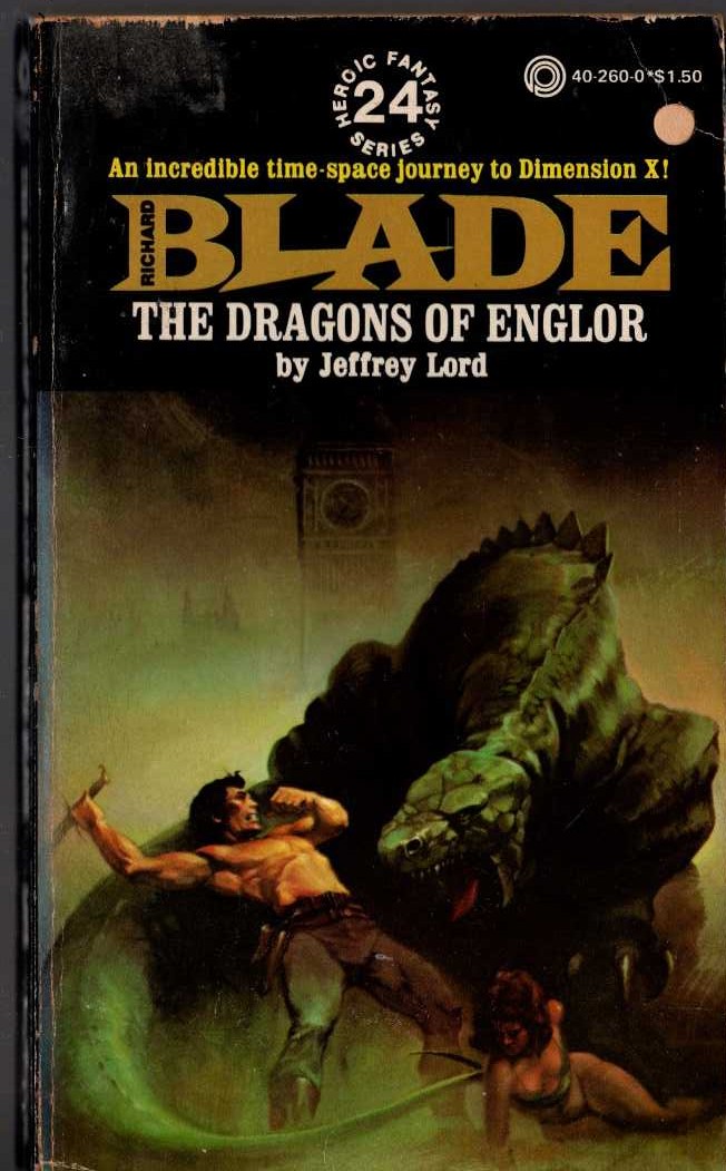 Jeffrey Lord  BLADE 24: THE DRAGONS OF ENGLOR front book cover image