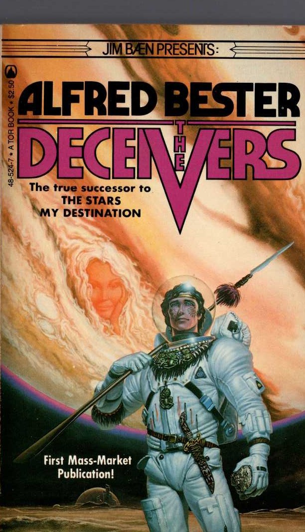 Alfred Bester  THE DECEIVERS front book cover image
