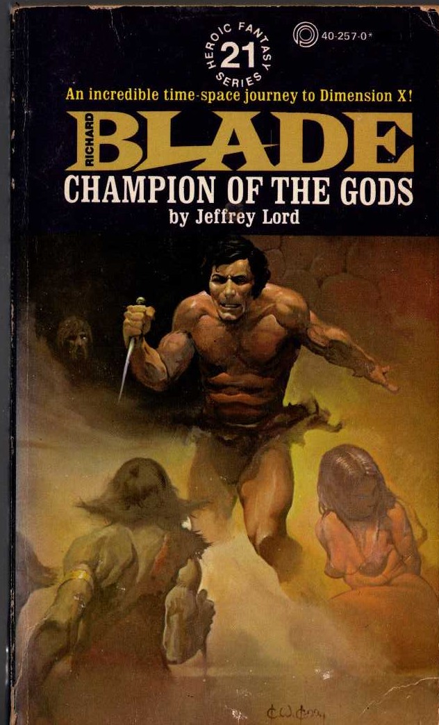 Jeffrey Lord  BLADE 21: CHAMPION OF THE GODS front book cover image