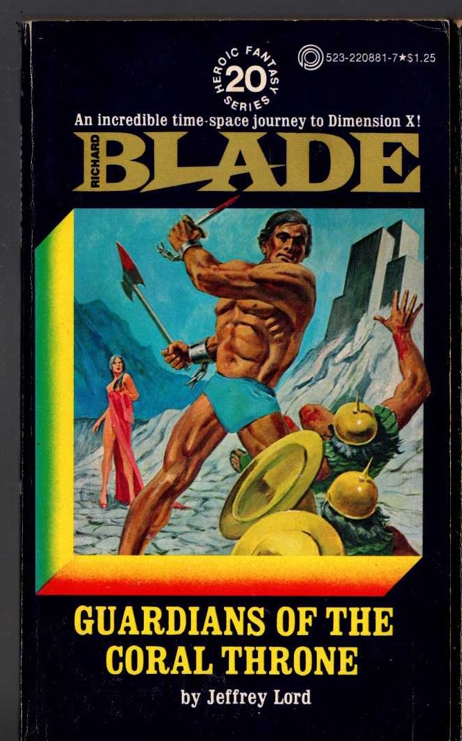 Jeffrey Lord  BLADE 20: GUARDIANS OF THE CORAL THRONE front book cover image