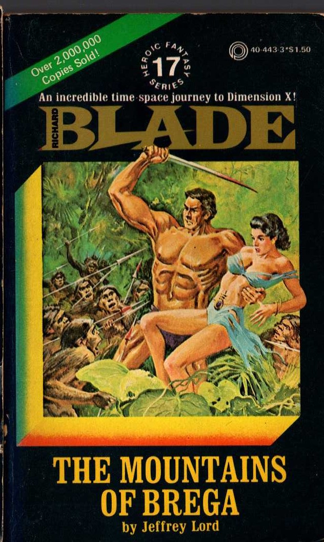 Jeffrey Lord  BLADE 17: THE MOUNTAINS OF BREGA front book cover image