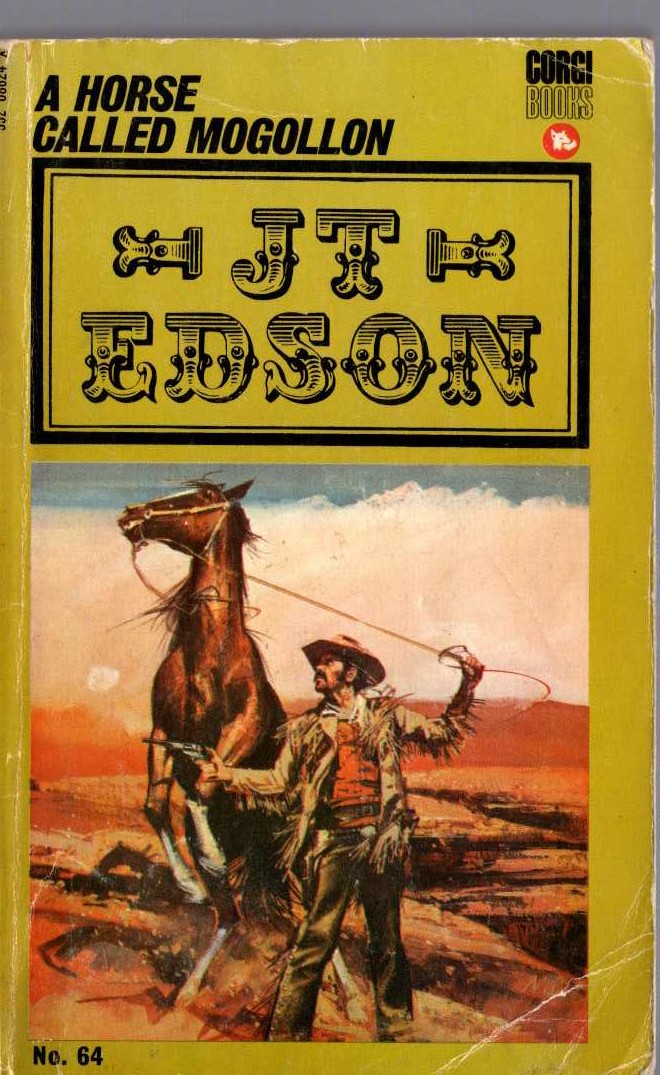 J.T. Edson  A HORSE CALLED MOGOLLON front book cover image