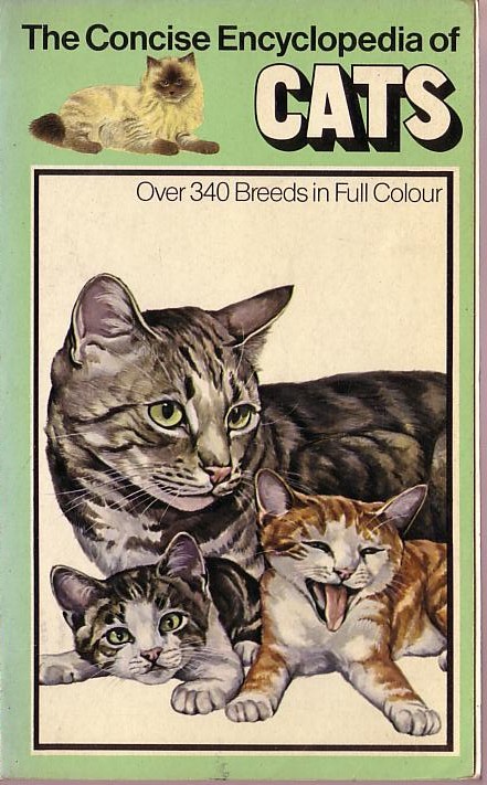 The CONCISE ENCYCLOPEDIA OF CATS Anonymous  front book cover image