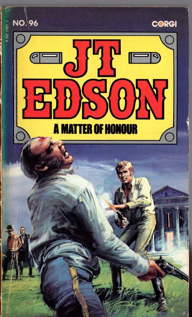 J.T. Edson  A MATTER OF HONOUR front book cover image