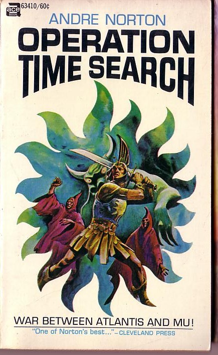 Andre Norton  OPERATION TIME SEARCH front book cover image